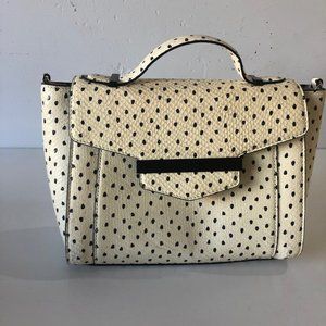 Kate Spade Purse Cream & Black Spotted
